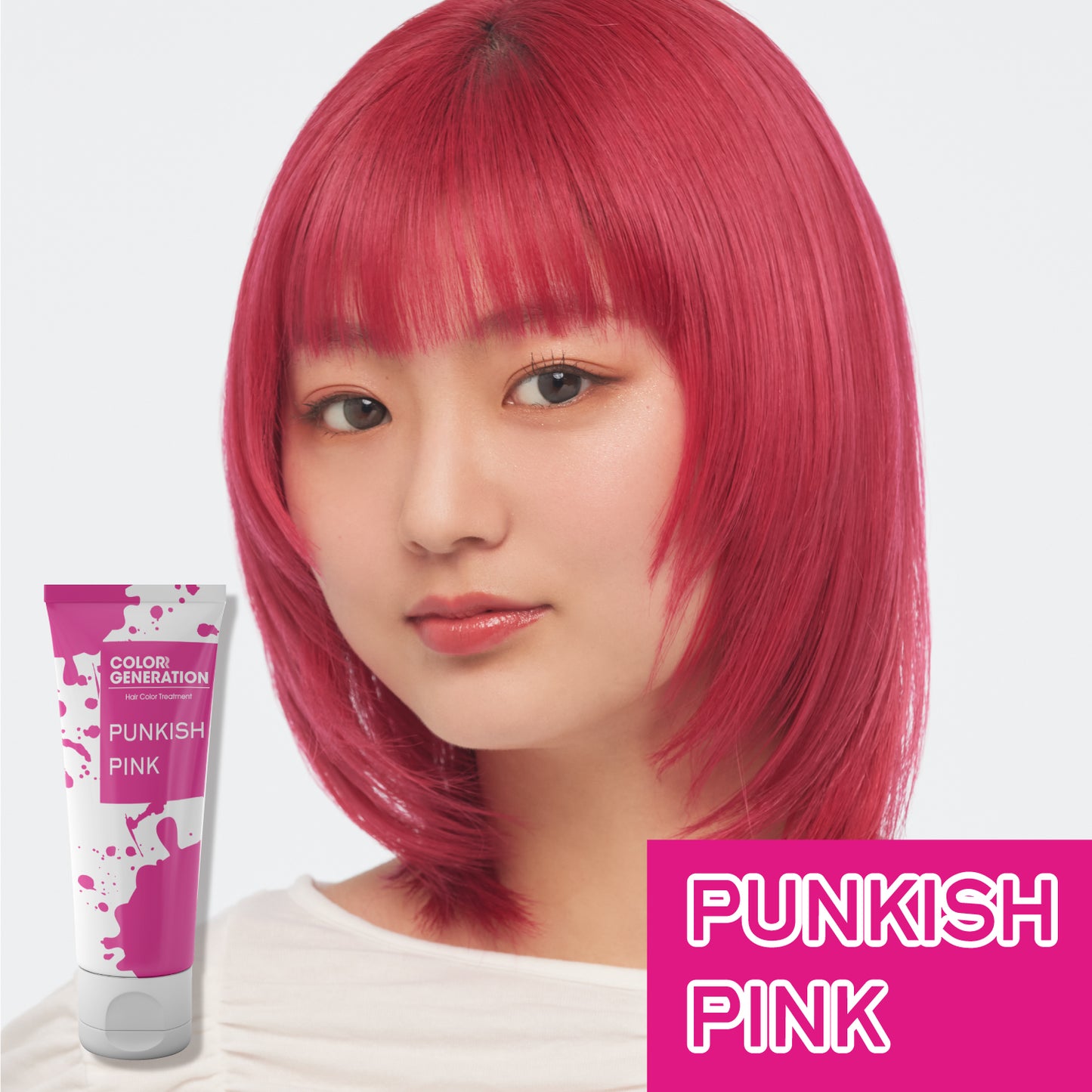 新感覚のカラーヘアクリーム　COLORR GENERATION PUNKISH PINK（パンキッシュ ピンク）