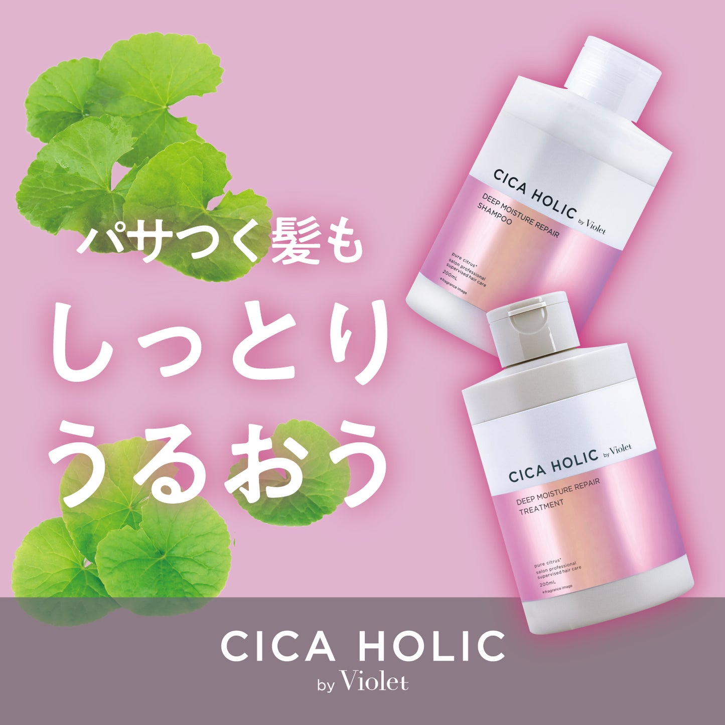 【濃縮シャンプー】CICA HOLIC by Violet（シカホリック）詰め替え用 ディープモイスチャー