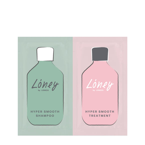 【濃縮シャンプー/トリートメン】Loney by LONESS（ローニー ）1DAYトライアル　ハイパースムース